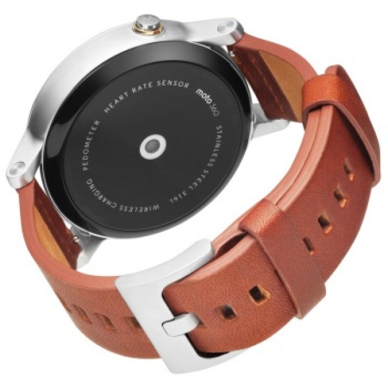 【清仓】摩托罗拉 新一代 moto 360智能手表 (高规格不锈钢 horween